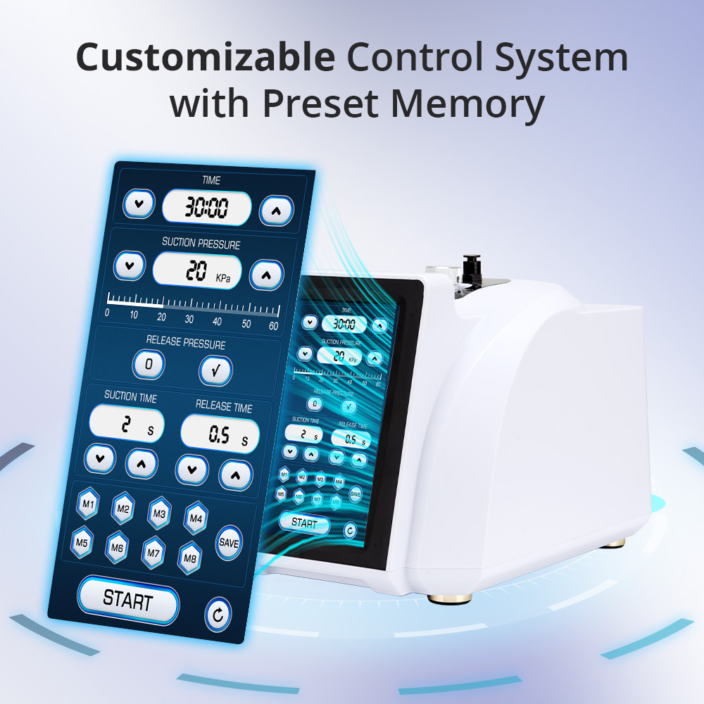 Vacuum Therapy Machine With Preset Memory For Breast & Buttock Enhancement